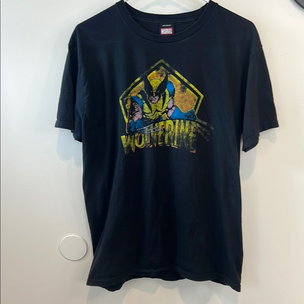 Marvel Wolverine Black and Yellow Tee